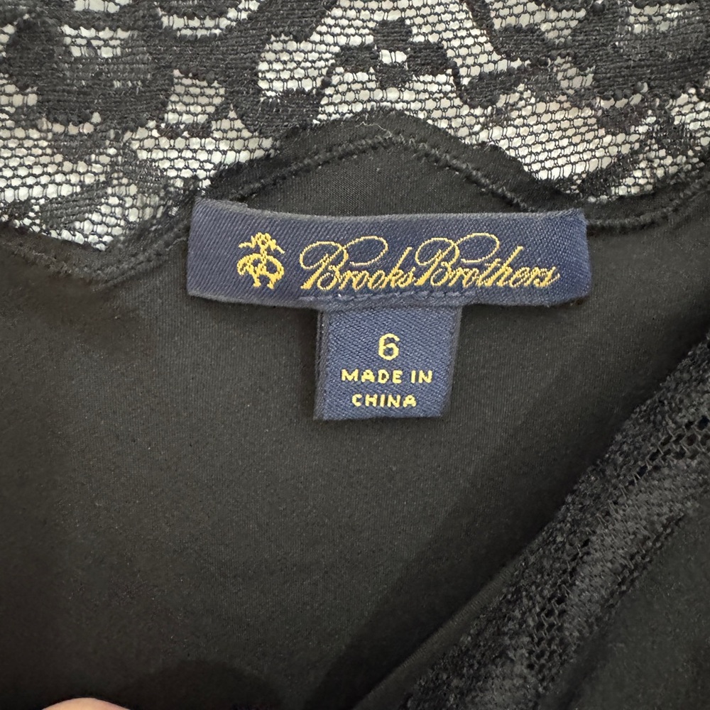brooks brothers Black Silk‎ Mini Slip Dress Size 6 - Picture 4 of 5